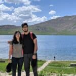 Picture in front of Sheosar Lake, Deosai National Park