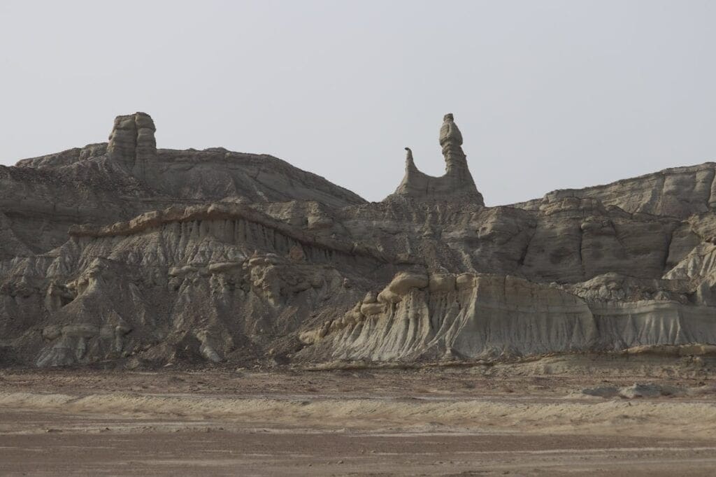 Princess of Hope a natural rock formation in the Hingol National Park in Balochistan