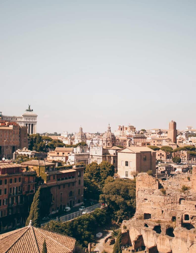 A view of Rome skyline