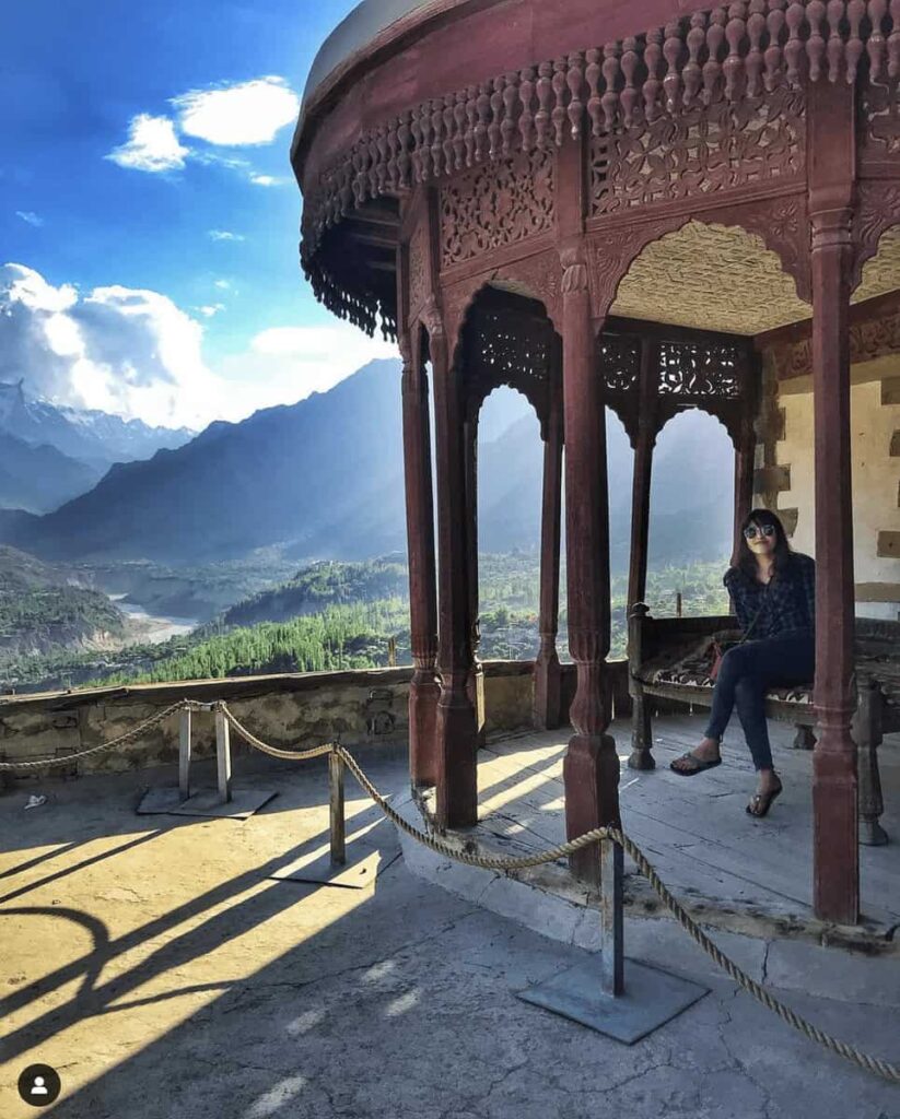 Old throne at Baltit Fort, Hunza