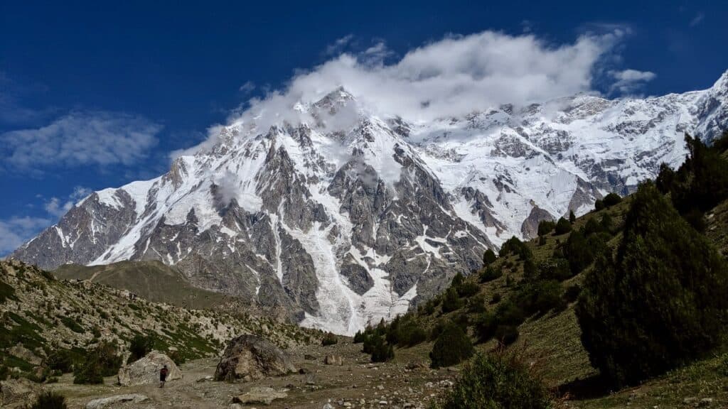 Nanga Parbat from base camp