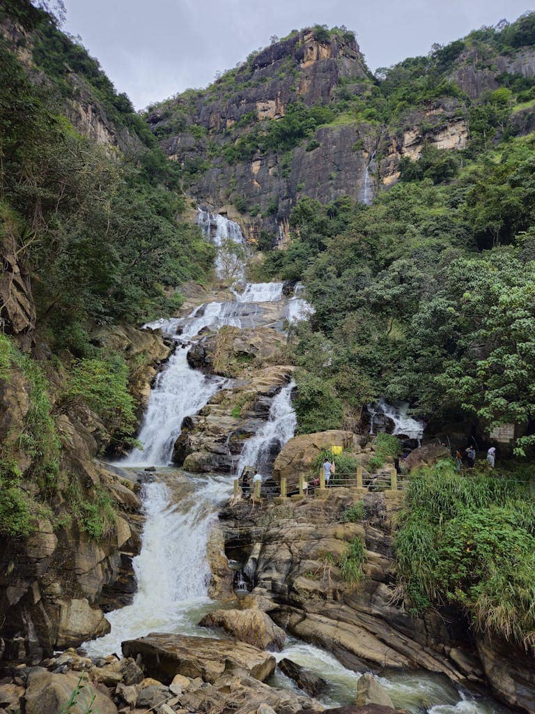 Breathtaking Ravana Falls in Ella, Sri Lanka