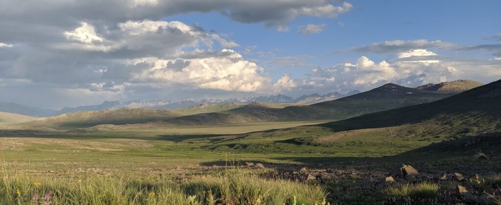 Lush green hills in pakistan