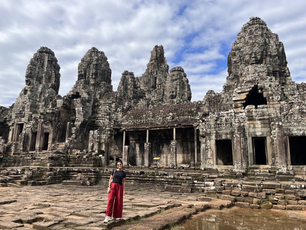 Ancient stone ruins of Angkor Wat in Cambodia —an iconic travel moment capturing the spirit of exploration. A nod to the digital nomad lifestyle behind Musafir in Transit, a blog by a Pakistani traveler journeying across Southeast Asia.